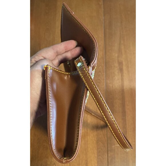 Sondra Roberts Cork Clutch, Bag, Purse Embroidered Detailed Snap Rectangular Med - Picture 9 of 16